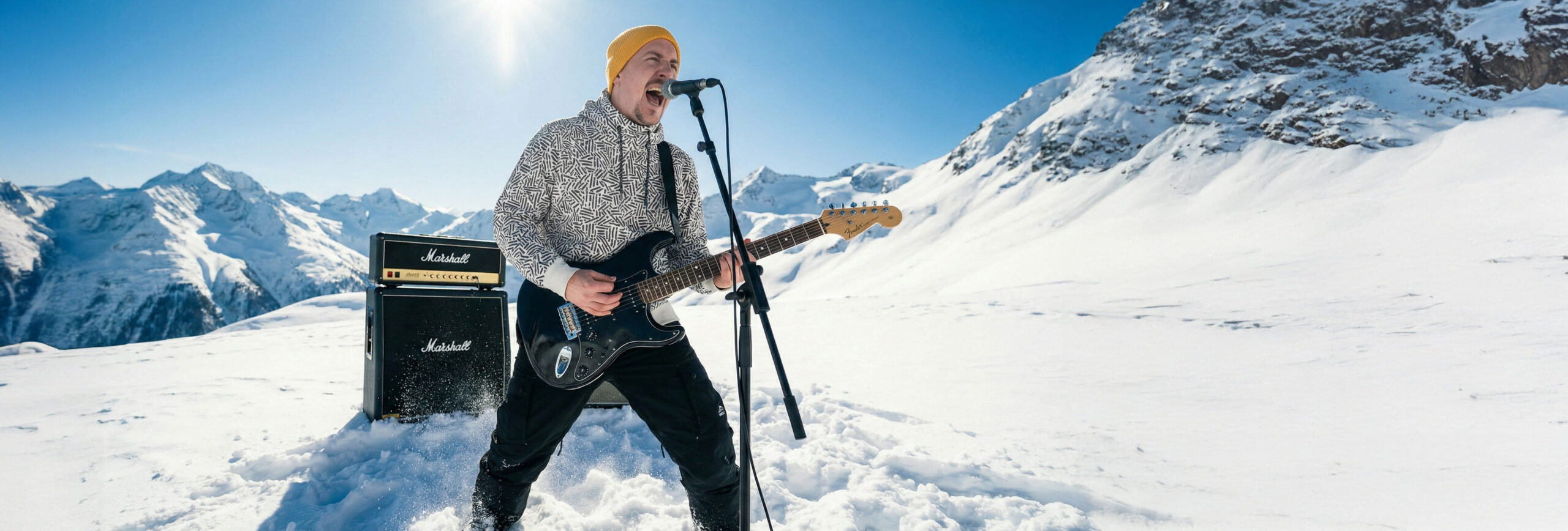 Die neue Single Pulverschnee und Pegelstand von Rob Clements